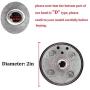 W10594481 5pcs Stainless Steel Cooker Stove Control knob ，Compatible Whirlpool Stove/Range-Replaces WPW10594481, W10594481, with a 0.3-inch''D'' axis, 90 Degrees to The Rotating Surface.