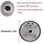 W10594481 5pcs Stainless Steel Cooker Stove Control knob ，Compatible Whirlpool Stove/Range-Replaces WPW10594481, W10594481, with a 0.3-inch''D'' axis, 90 Degrees to The Rotating Surface.