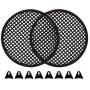 1 Pair 6.5'' SubWoofer Mid range Metal Mesh Waffle Speaker Grill DJ PA Car Audio