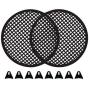 1 Pair 6.5'' SubWoofer Mid range Metal Mesh Waffle Speaker Grill DJ PA Car Audio