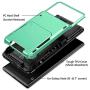 Vofolen for Galaxy Note 20 Case 5G Wallet 4-Card Flip Cover Credit Card Holder ID Slot Back Hidden Pocket Dual Layer Protective Hybrid Hard Shell TPU Bumper Armor for Samsung Note 20 6.7 Mint