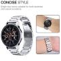 Koreda Compatible with Samsung Galaxy Watch 42mm/Galaxy Watch 3 41mm/Active 40mm/Active 2 40mm 44mm Bands Sets, 20mm Stainless Steel Metal Band + Mesh Loop Replacement Bracelet Strap for Gear Sport