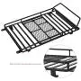 Drfeify 1/10 RC Car Roof Rack Luggage Carrier Tray Parts for TRX-4/SCX10(with LED) Drfeify 1/10 RC Car Roof Rack Luggage Carrier Tray Parts for TRX-4/SCX10(with LED)