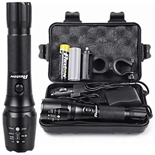 Rechargeable Tactical Flashlight High Lumens LED 18650 5000mAh Battery Charger USB Cable Gift Box Included L2 Waterproof Big Torch Portable Adjustable Aluminum Flash Light For Emergency Camping Hiking Rechargeable Tactical Flashlight High Lumens LED 18650 5000mAh Battery Charger USB Cable Gift Box Included L2 Waterproof Big Torch Portable Adjustable Aluminum Flash Light For Emergency Camping Hiking