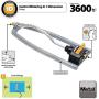 Melnor XT Metal Turbo Oscillating Sprinkler; Waters up to 3600 sq. ft.