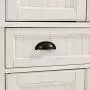 Crosley Furniture Seaside Kitchen Pantry Cabinet - Distressed White Crosley Furniture Seaside Kitchen Pantry Cabinet - Distressed White