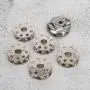 HEEPDD 5 Pcs Bobbins, Metal Sewing Machine Bobbins Embroidery Machine Accessories for Singer 221 222 301 HEEPDD 5 Pcs Bobbins, Metal Sewing Machine Bobbins Embroidery Machine Accessories for Singer 221 222 301