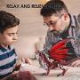 Piececool 3D Metal Model Kits-Black Dragon King, DIY 3D Metal Puzzle for Adults, Great Birthday Gifts