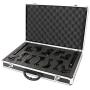 XTUGA New MI7 7-Piece Wired Dynamic Drum Mic Kit (Whole Metal)- Kick Bass, Tom/Snare & Cymbals Microphone Set - Use for Drums, Vocal, Other Instrument Complete with Thread Clip, Inserts, Mics Holder