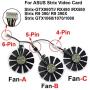 inRobert 87mm T129215SU Graphics Card Cooling Fan for ASUS Strix GTX980Ti/R9390/RX480/RX580 Video Card Cooler (Fan-A)