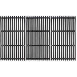 Hongso 17'' Porcelain Coated Cast Iron Grill Grates Replacement for Charbroil 463242716, 466242715, 463242715, 466242815 Grill, G533-0009-W1, Lowe #606682, Walmart # 555179228 (PCB004) 3 Pack