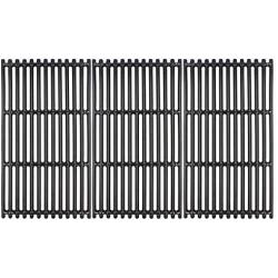 Hongso 17'' Porcelain Coated Cast Iron Grill Grates Replacement for Charbroil 463242716, 466242715, 463242715, 466242815 Grill, G533-0009-W1, Lowe #606682, Walmart # 555179228 (PCB004) 3 Pack