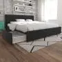 Novogratz Kelly Upholstered Storage Platform Bed - King (Dark Gray Linen) Novogratz Kelly Upholstered Storage Platform Bed - King (Dark Gray Linen)