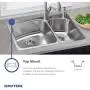 Elkay D117193 Dayton Single Bowl Drop-in Stainless Steel Bar Sink