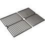 Music City Metals 63412 Gloss Cast Iron Cooking Grid Set Replacement for Gas Grill Models BBQ Tek SSS3416TB and Presidents Choice SSS3416TCS
