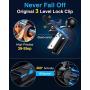 VANMASS Car Phone Mount, Universal Cell Phone Holder for Car Dashboard, Windshield, Air Vent with One-Click Release Button, Compatible with iPhone, Samsung, Google, LG, HTC & More Smartphone