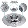 MFTEK Drain Hair Catcher Tub Drain Protector, Stainless Steel Bathtub Shower Drain Hair Stopper Strainer Trap for Shower Bathroom Sink to Catch Hair