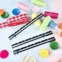Sliding Gauge Sewing Measuring Tool Aluminum Quilting Ruler for Knitting Crafting Sewing Beginner Hemming Measuring (3 Pieces)