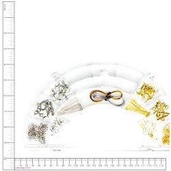 Gold and Silver Complete Jewelry Findings Kit