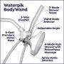 Waterpik High Pressure Hand Held Wand and Rain Shower Head Combo with Hose-BodyWand Spa System, Chrome