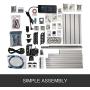 VEVOR CNC 3018 CNC Router Kit 3 Axis CNC Router Machine GRBL Control with ER11 and 5mm Extension Rod for Plastic Acrylic PCB PVC Wood Carving Milling Engraving Machine(XYZ Working Area 300x180x45mm)