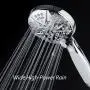 NOTILUS Giant High-Pressure 6-setting Luxury Rain/Handheld Shower Head - Anti-Slip Grip, Metal Fittings, Anti-Clog Jets, Heavy-Duty Stainless Steel Hose - All-Chrome Finish NOTILUS Giant High-Pressure 6-setting Luxury Rain/Handheld Shower Head - Anti-Slip Grip, Metal Fittings, Anti-Clog Jets, Heavy-Duty Stainless Steel Hose - All-Chrome Finish