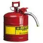 Justrite Type Ii Safety Can - 11-1/2''Dia.X17''H - 5-Gallon Capacity - Red