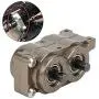 RC Transfer Case, CNC Metal Forward and Reverse Transfer Case Replacement Parts for SCX10 1/10 RC Crawler