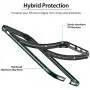ESR Bumper Case Compatible for iPhone 11 Pro Max, Metal Frame Armor with Soft Inner Bumper [Zero Signal Interference] [Raised Edge Protection] for iPhone 11 Pro Max 6.5''(2019), Dark Green