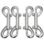DGOL 5pcs Strong Heavy Double Ended Lobster Clasp Snap Hook Zinc Alloy Bolt Snaps Fastener Clip Length 3-1/2 inch