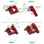 CHPOWER CR-10 Extruder Upgraded Replacement, Aluminum MK8 Drive Feed 3D Printer Extruders for Creality Ender 3, CR-10, CR-10S, CR-10 S4, CR-10 S5 CHPOWER CR-10 Extruder Upgraded Replacement, Aluminum MK8 Drive Feed 3D Printer Extruders for Creality Ender 3, CR-10, CR-10S, CR-10 S4, CR-10 S5