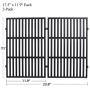 GasSaf 17.5'' Grill Grates Replacement for Weber 7638, Spirit 300, Spirit E/S 310, E/S 320, E/S 330, Spirit 700, Genesis 1000-3500, Genesis Gold Silver Platinum B/C, Weber 900, Replaces for 7639 65906