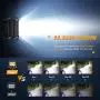 Nilight - 60001SB Led Pods 2PCS 18W 1260LM Spot Led Off Road Lights Super Bright Driving Fog Light Boat Lights Driving Lights Led Work Light SUV Jeep Lamp, 2 Years Warranty