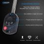 ECCPP 1X Keyless Entry Remote Key Fob for Ford Edge Escape Expedition Explorer Flex Five Hundred Focus Fusion Mustang Taurus Navigator Keyless Entry Remote Fob OUCD6000022 KOBLEAR1XT