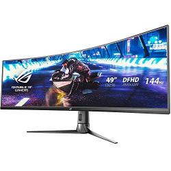 Asus ROG Strix XG49VQ 49” Curved Gaming FreeSync Monitor 144Hz Dual Full HD HDR Eye Care with DP HDMI Black