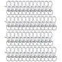 Livder Metal Swivel Lanyard Snap Hooks and Split Key Rings Chain Hook Keychain, 100 Pieces Livder Metal Swivel Lanyard Snap Hooks and Split Key Rings Chain Hook Keychain, 100 Pieces