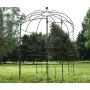 OUTOUR French Style Birdcage Shape Heavy Duty Gazebo,9Highx 6‘6''Wide,Pergola Pavilion Arch Arbor Arbour Plants Stand Rack for Wedding Outdoor Garden Lawn Backyard Patio,Climbing Vines,Roses,Dark Rust