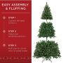 Best Choice Products 7.5ft Premium Spruce Artificial Holiday Christmas Tree for Home, Office, Party Decoration w/ 1,346 Branch Tips, Easy Assembly, Metal Hinges & Foldable Base