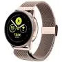 Solob 20mm Metal Band Compatible for Samsung Galaxy Watch 42mm/Active 2 40mm 44mm/Samsung Galaxy Watch 3 41mm/Gear Sport/Garmin Vivoactive 3 Stainless Steel Strap Quick Release Replacement Bands