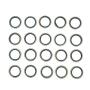 240pcs Gasket Ring, 68 8mm Metal Rubber Sealing Oil Ring Drain Plug Gasket Set