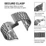 Fitlink Stainless Steel Metal Band for Apple Watch 38/40/42/44mm Replacement Link Bracelet Band Compatible with Apple Watch Series 6 Apple Watch Series 5 Apple Watch Series 1/2/3/4 (Grey, 38/40mm)