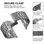 Fitlink Stainless Steel Metal Band for Apple Watch 38/40/42/44mm Replacement Link Bracelet Band Compatible with Apple Watch Series 6 Apple Watch Series 5 Apple Watch Series 1/2/3/4 (Grey, 38/40mm)
