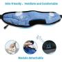 2020 Wireless Smart Music Eye Blinder Bluetooth Eye Mask Bluetooth 5.0 Breathable Custom Bluetooth 3D Sleeping Eye Mask with Headphone Buid in Microphone (Black)