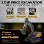 Remote Control Excavator Toy 1/14 Scale RC Excavator, 22 Channel Upgrade Full Functional Construction Vehicles Rechargeable RC Truck with Metal Shovel and Lights Sounds (1592-black) Remote Control Excavator Toy 1/14 Scale RC Excavator, 22 Channel Upgrade Full Functional Construction Vehicles Rechargeable RC Truck with Metal Shovel and Lights Sounds (1592-black)