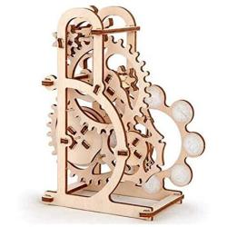 UGEARS Dynamometer - Mechanical Model Construction Kit 3D Wooden Puzzle for Self-Assembly Without Glue - Brainteaser for Kids, Teens and Adults