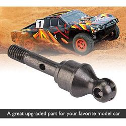 Dilwe RC Truck CVD Axle, Metal RC Front/Rear CVD Axle for Traxxas Slash 4X4 1/10 Truck Remote Control Car Component Replacement Part Accessory(Front-Gray Black )