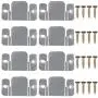 PAXCOO 8 Pcs Metal Sectional Sofa Interlocking Furniture Connector with Screws PAXCOO 8 Pcs Metal Sectional Sofa Interlocking Furniture Connector with Screws