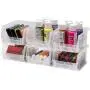 Akro-Mils 08212RED 30210 AkroBins Plastic Storage Bin Hanging Stacking Containers, (5-Inch x 4-Inch x 3-Inch), Pack of 6, Red Akro-Mils 08212RED 30210 AkroBins Plastic Storage Bin Hanging Stacking Containers, (5-Inch x 4-Inch x 3-Inch), Pack of 6, Red