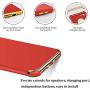 iPhone 8 Plus Case, Ultra Slim Flexible iPhone 8 Plus Matte Case, Styles 3 in 1 Electroplated Shockproof Luxury Cover Case for iPhone 8 Plus (SHINY RED)