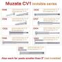 Muzata Cable Railing Kit Invisible 1/8'' 20 Pack Upgraded Patent Turnbuckle Swage Threaded Stud Hex Head Fitting Receiver Terminal Hidden for 3”-6” Wood & Metal Post CR37, CA3 CV1